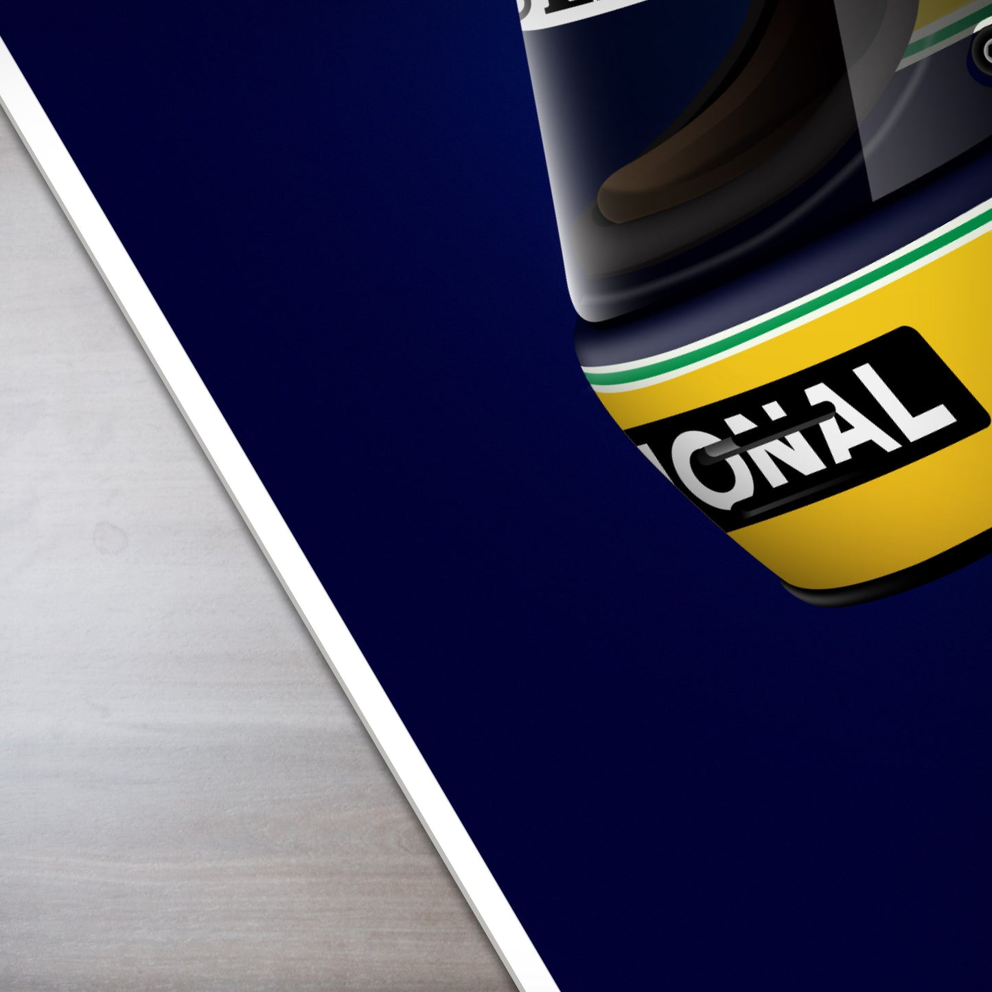 Senna Rothmans Poster
