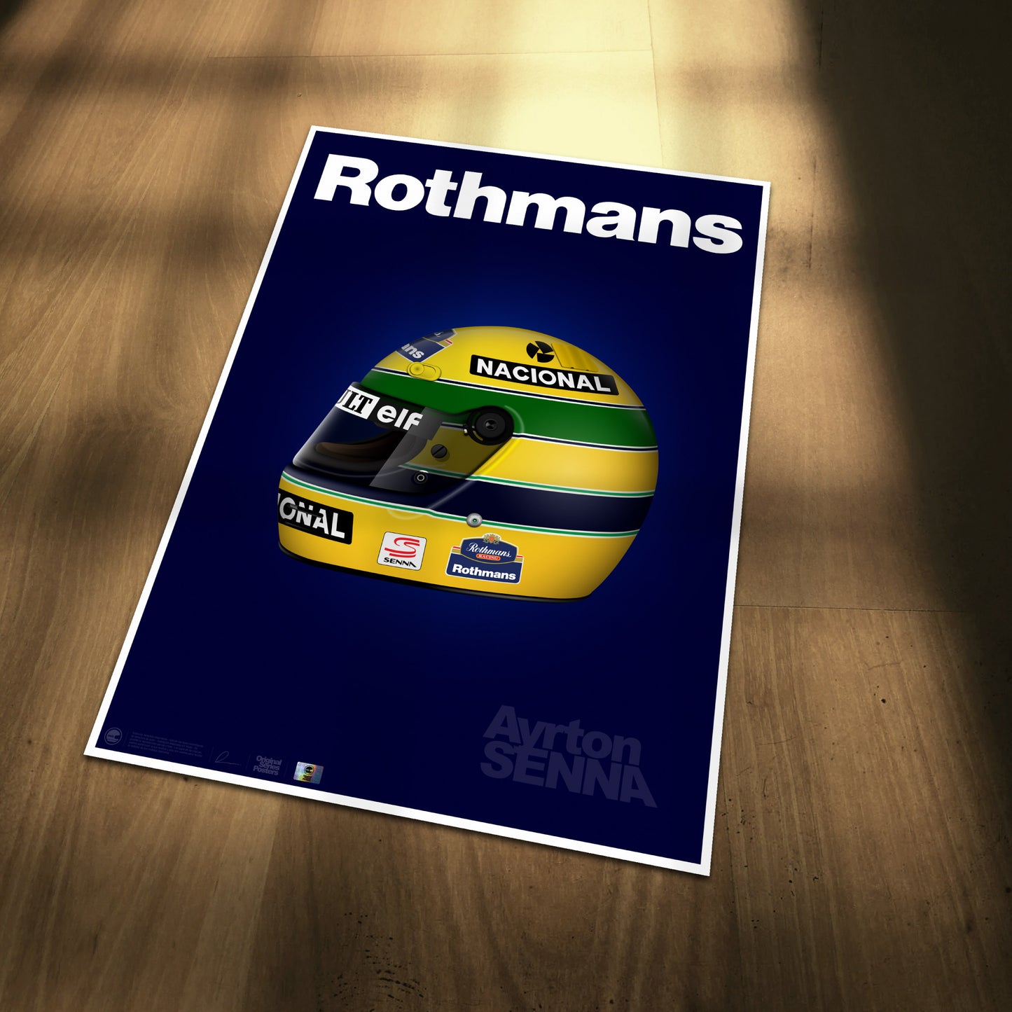 Senna Rothmans Poster
